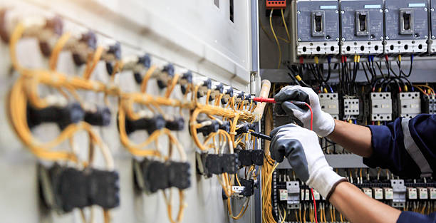 Professional Electrician technician working in Camden, OH